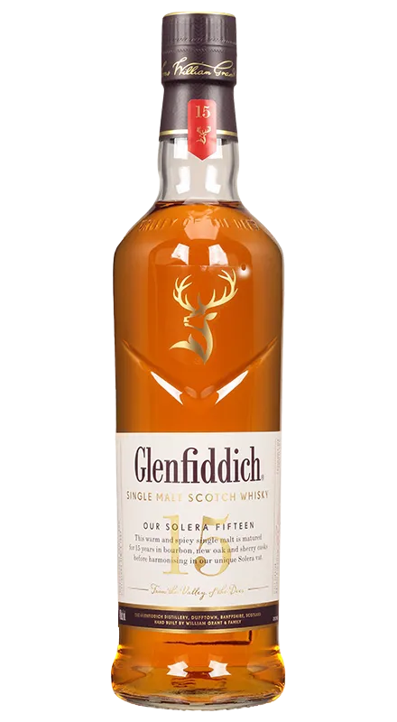 Glenfiddich 15 Ani Single Malt Whisky 0.7L